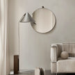 Dowel Mirror Round