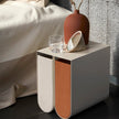 Curved Side Table Beige