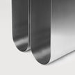 Curved Side Table Stainless