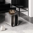 Curved Side Table Stainless