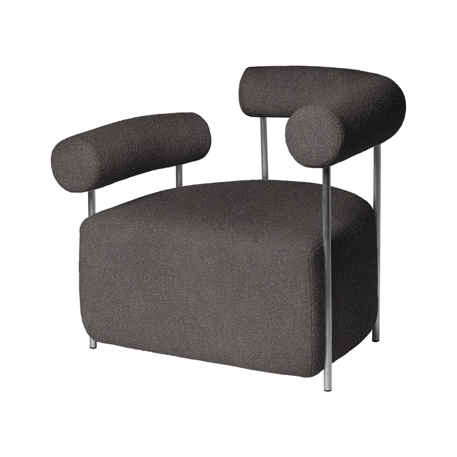 Solitude Lounge Chair Dark Grey