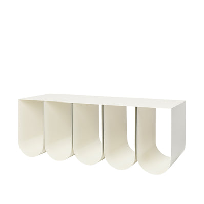 Curved Bench Beige