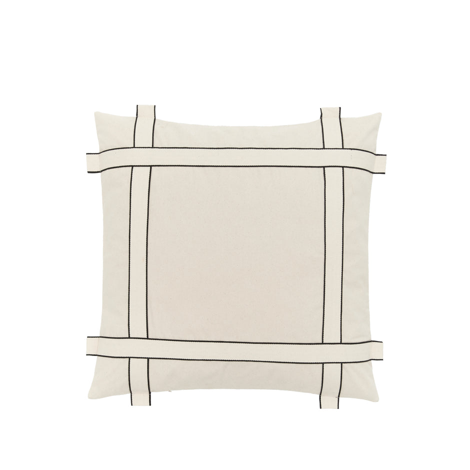 Bow Cushion Cover Undyed 60x60