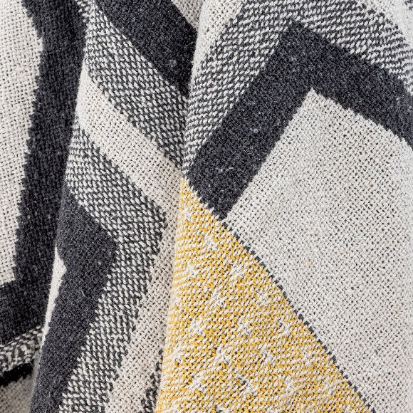 < 送料無料 > Creative Collection (クリエイティブコレクション )   ベッドスロー・ブランケット ANNILI THROW GREY