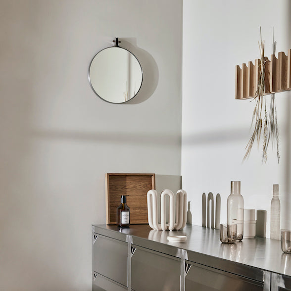 Dowel Mirror Round