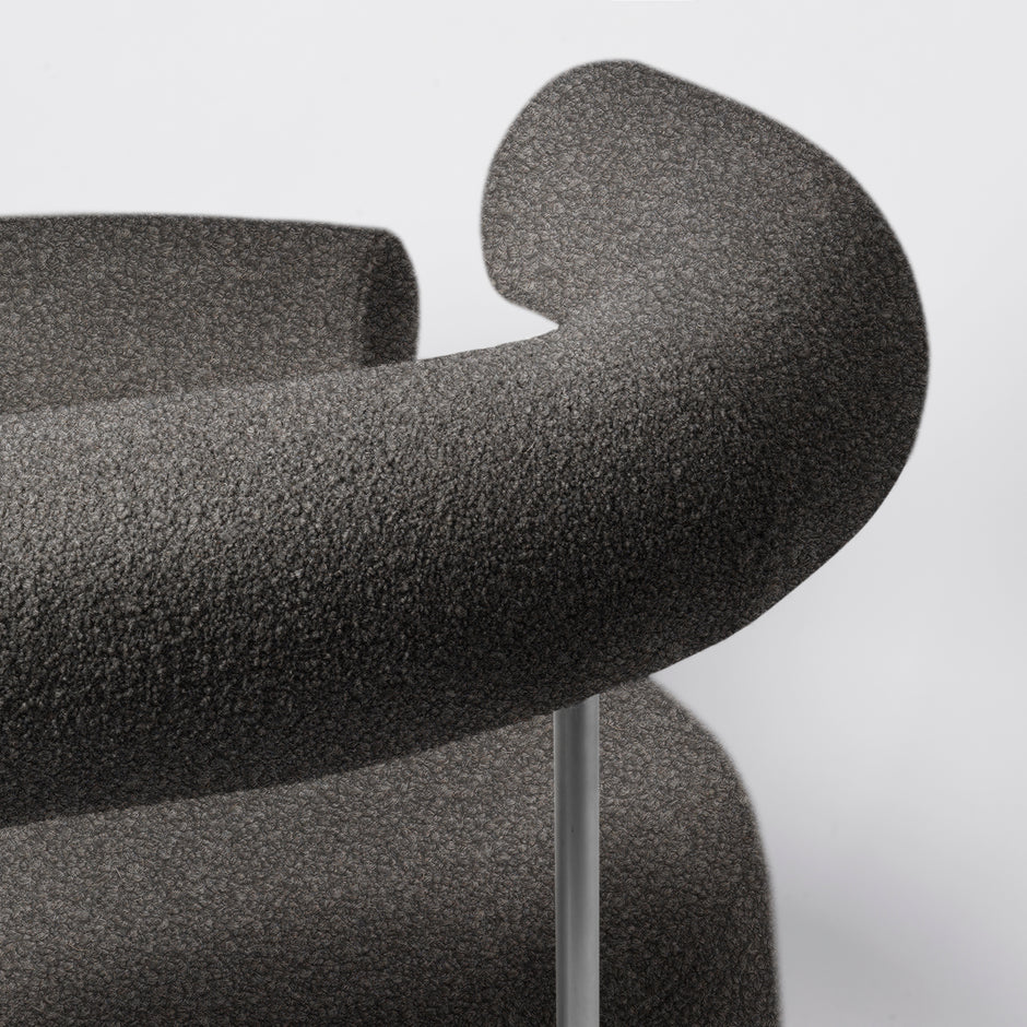 Solitude Lounge Chair Dark Grey