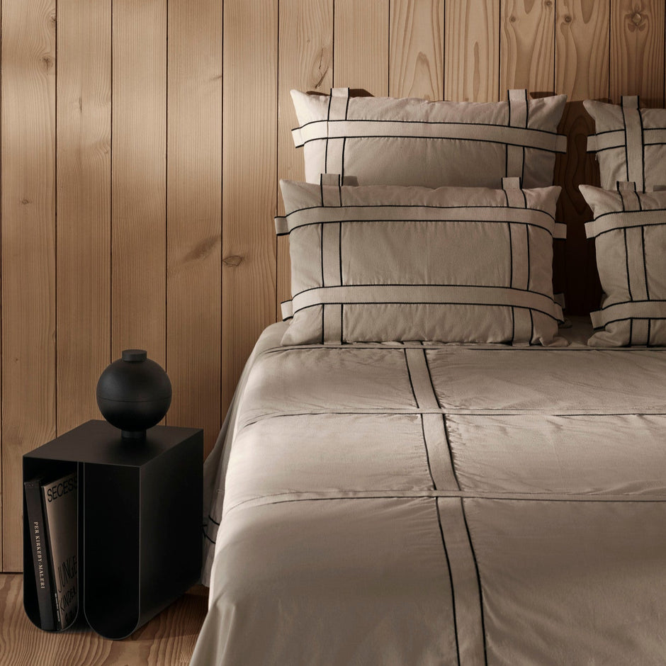 Bow Cushion Cover Undyed 60x60
