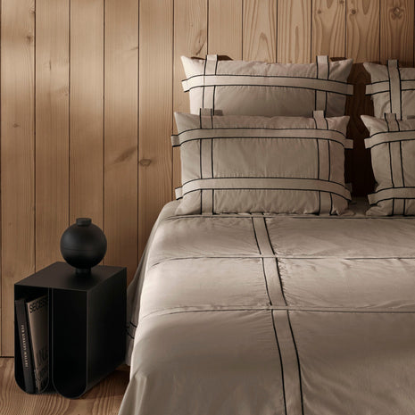 Bow Cushion Cover Undyed 60x60