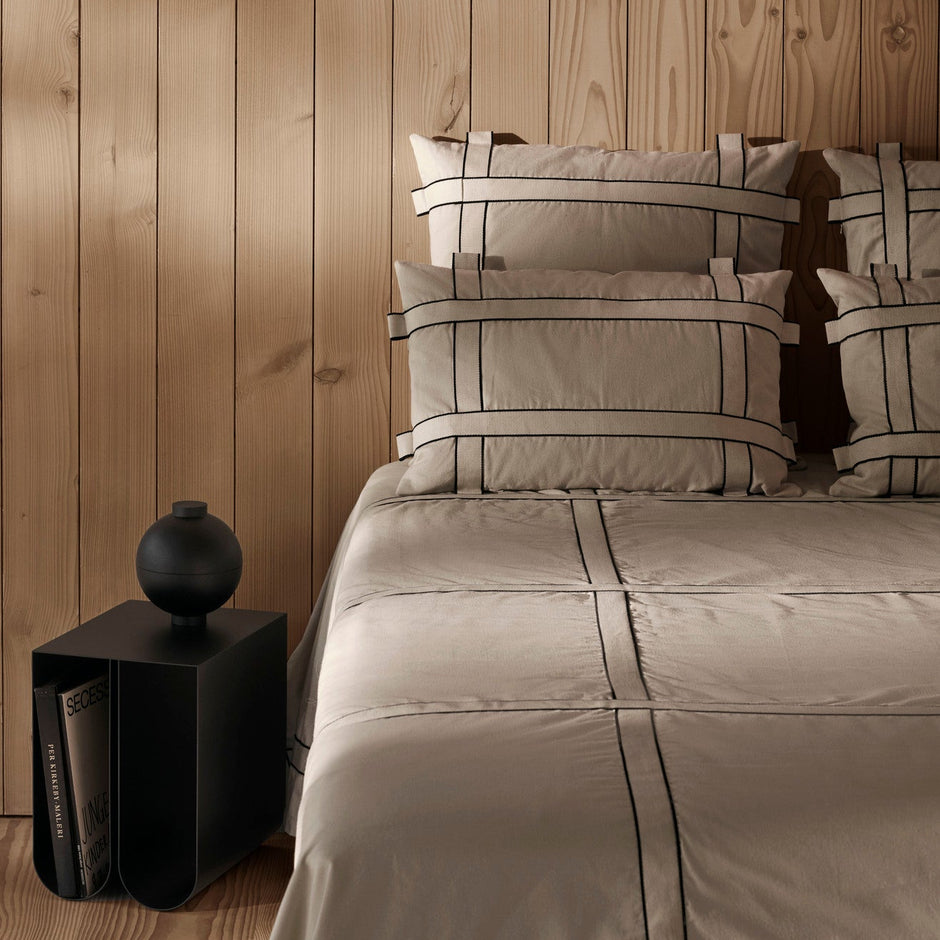 Bow Cushion Cover Undyed 40x60