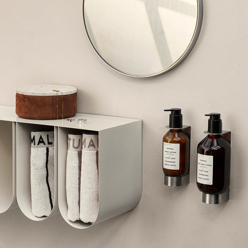 Curved Wall Shelf Beige
