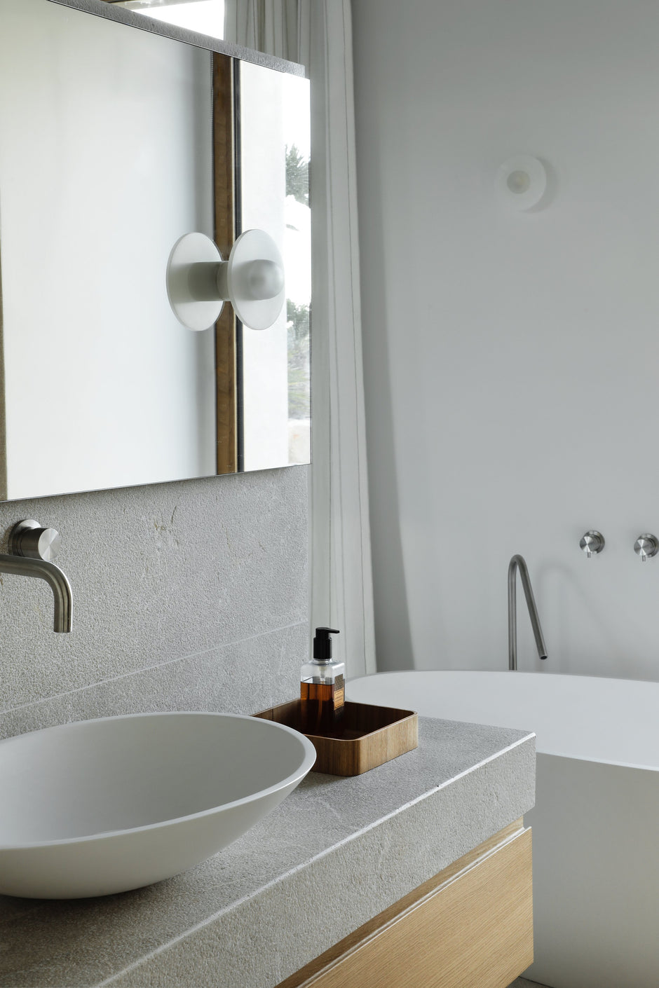 Alba Simple Wall - Alabaster