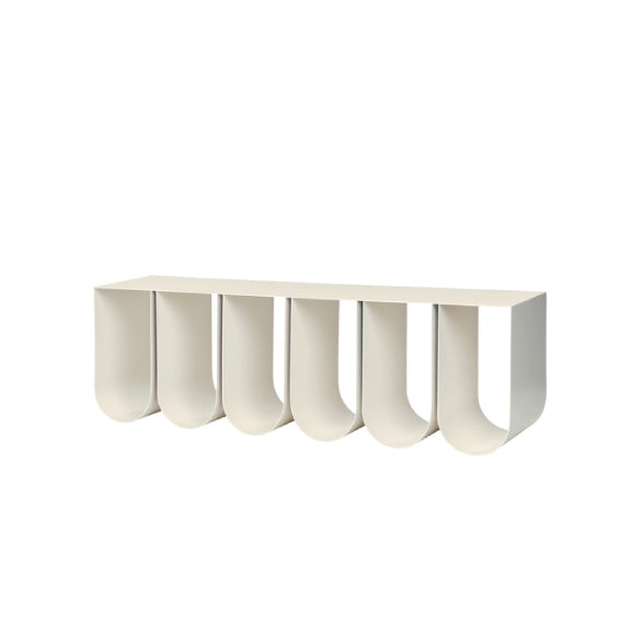 Curved Wall Shelf Beige