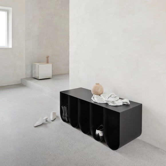 Curved Bench Black