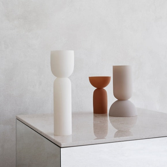 Dual Vase M -CREAM