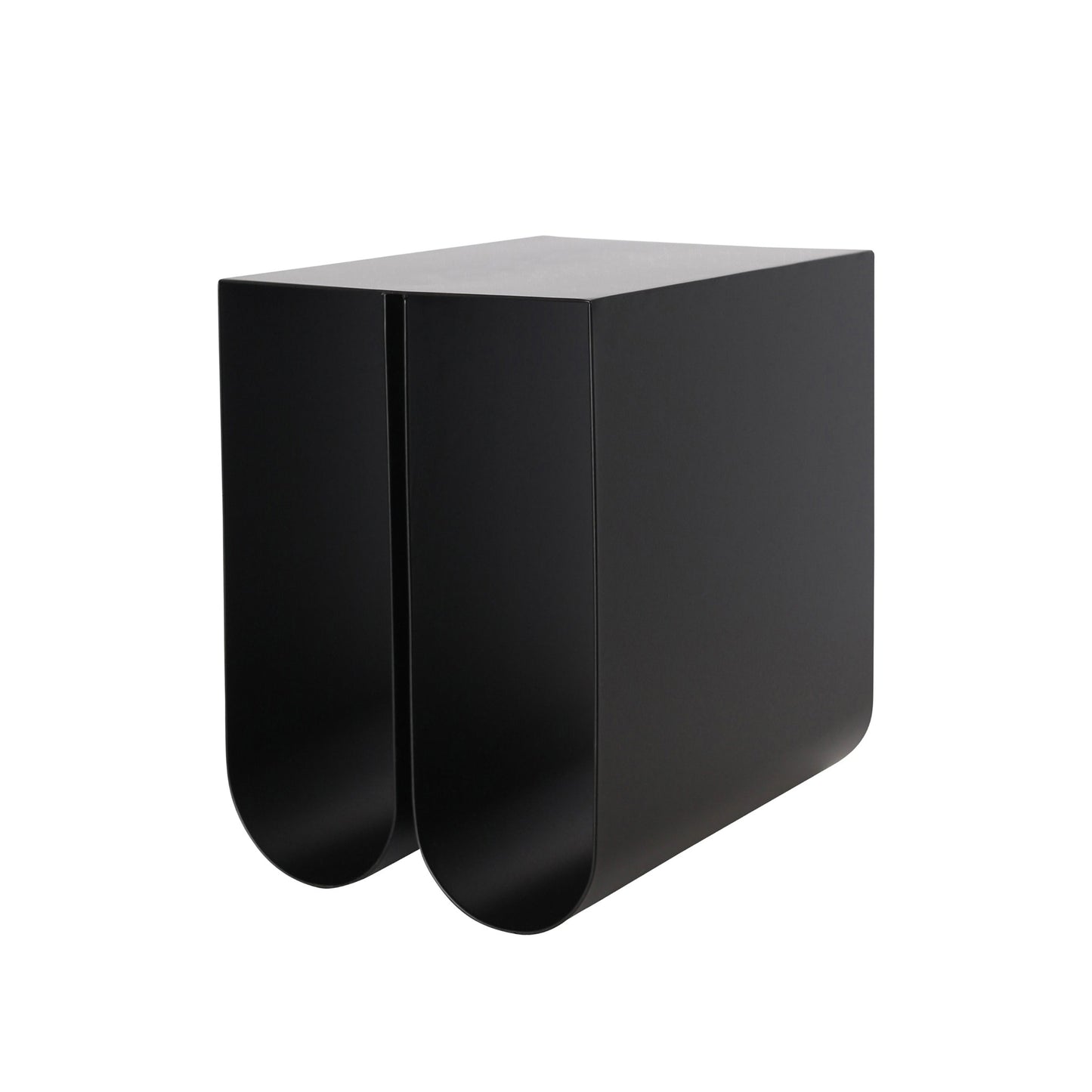 CURVED SIDE TABLE BLACK
