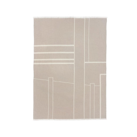 Architecture Throw Off White/Beige Melange