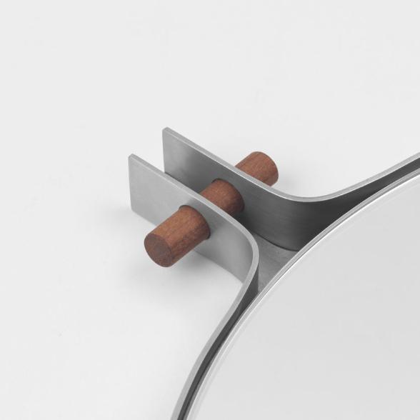 Dowel Mirror Round