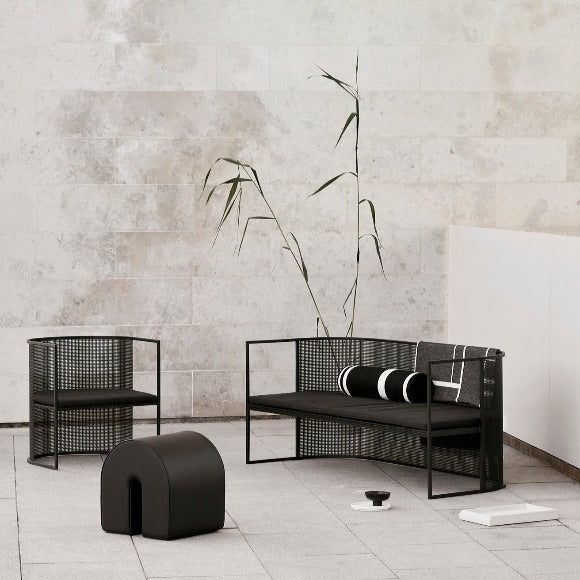Bauhaus Lounge Bench Black