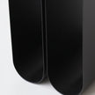 Curved Side Table Black