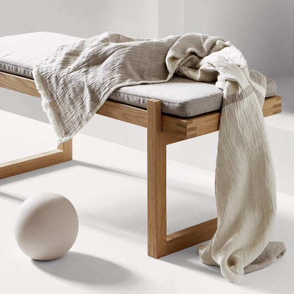 Architecture Throw Off White/Beige Melange