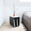 Curved Side Table Black