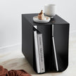 Curved Side Table Black